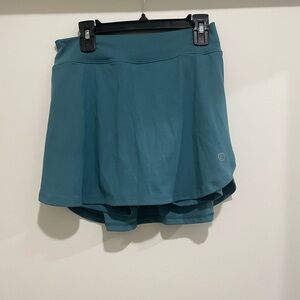 Gilly Hicks Blue Mini Skater Skirt for Athletic Casual Occasions